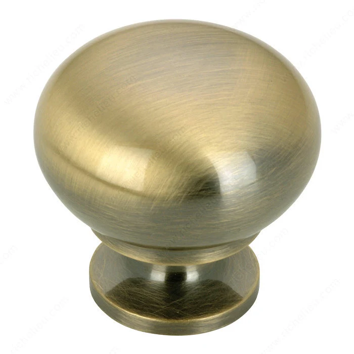 Bouton contemporain en métal - 5923