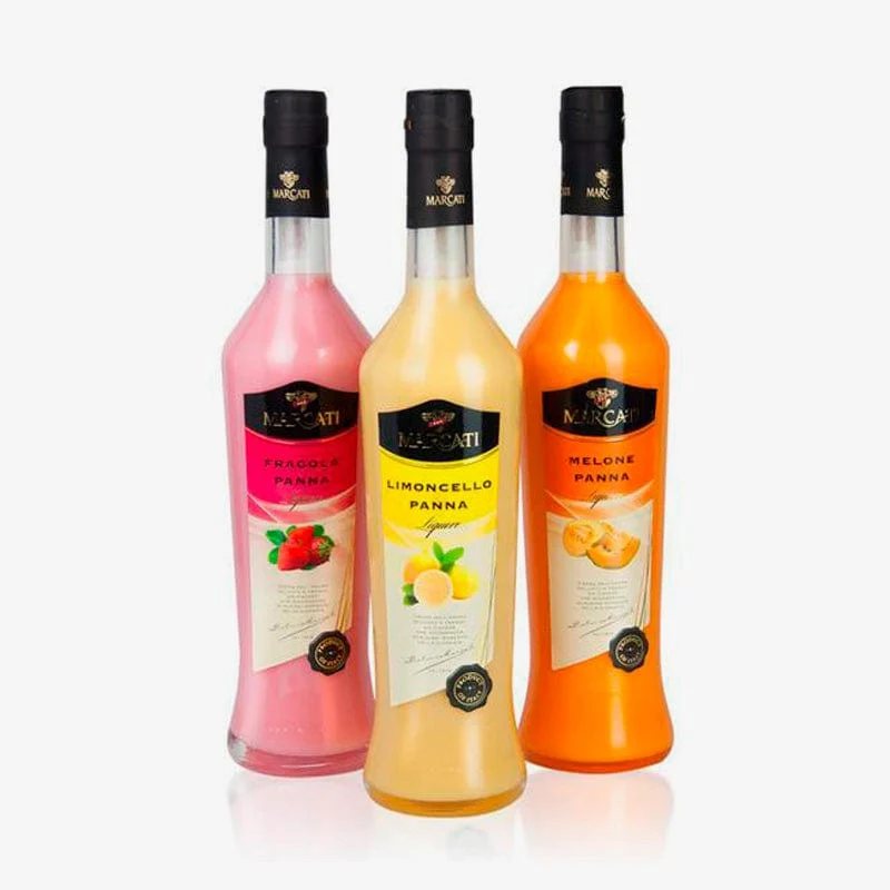 Cream Limoncello Capri Box Lemon Strawberry Melon: Refreshing Creamy Limoncello Trio