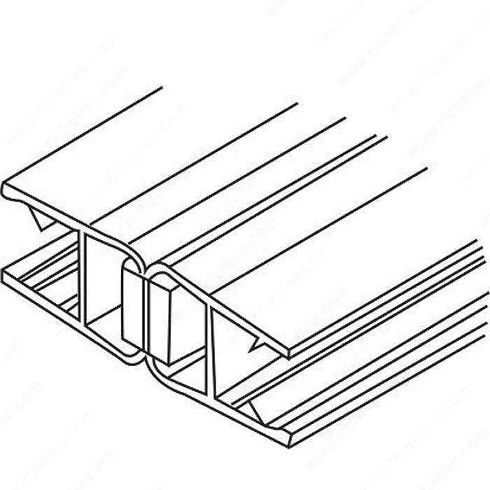 Joint d'étanchéité magnétique transparent de 180°