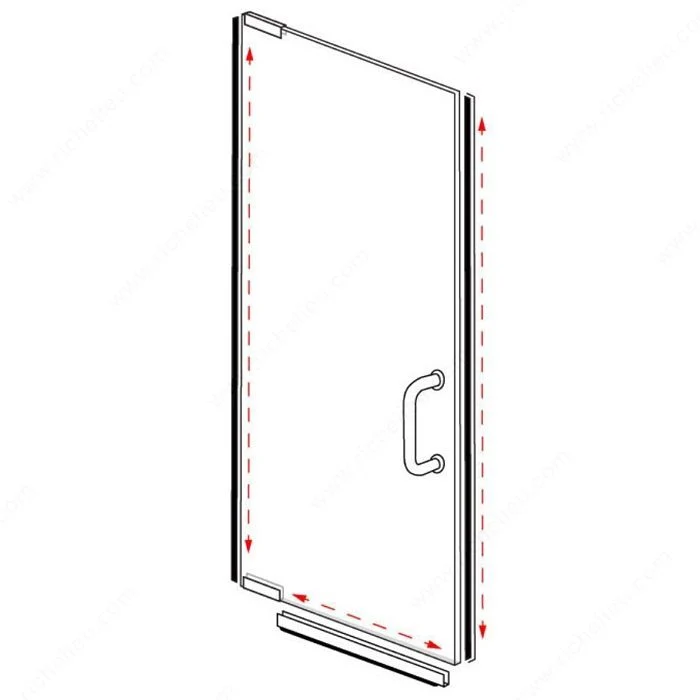 Joint d'étanchéité magnétique transparent de 180°