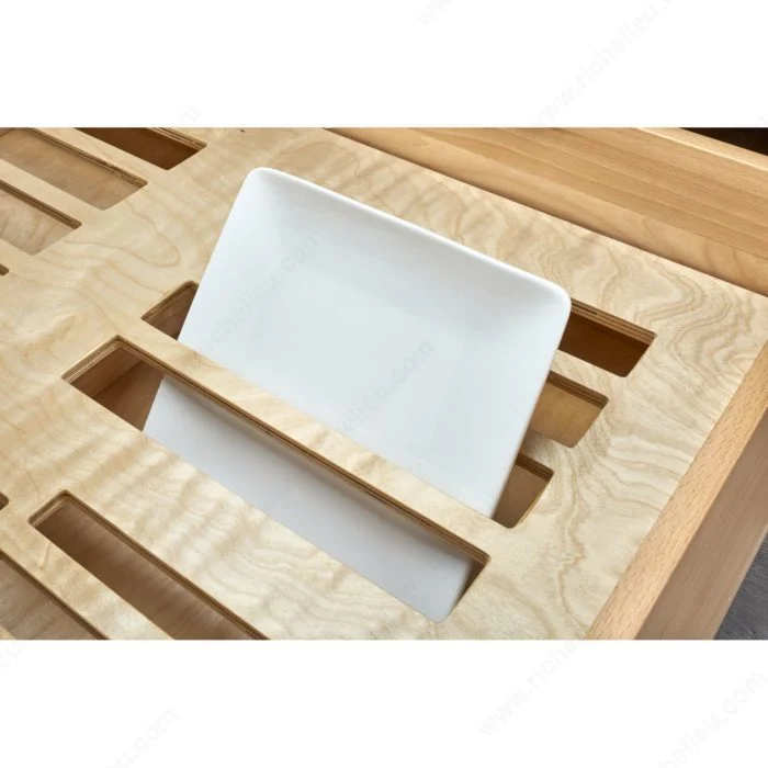 Série 4PDI pour diviseur à assiettes en bois de REV-A-SHELF