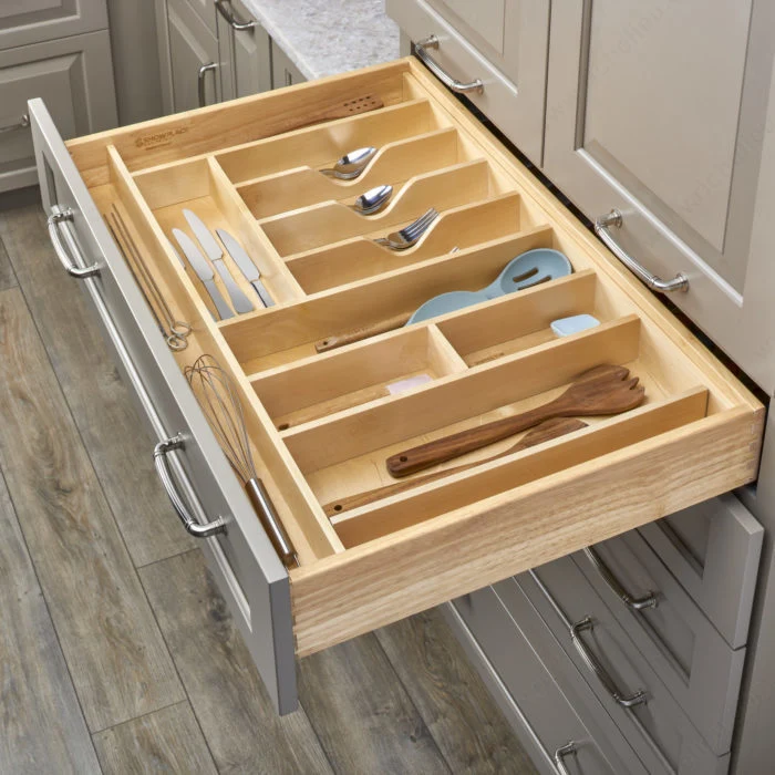 Diviseur pour tiroirs de bois peu profonds Rev-A-Shelf