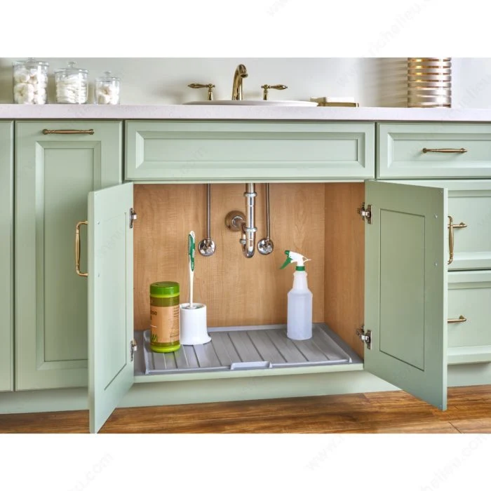 Plateau de protection pour meuble-lavabo en polymère de Rev-A-Shelf