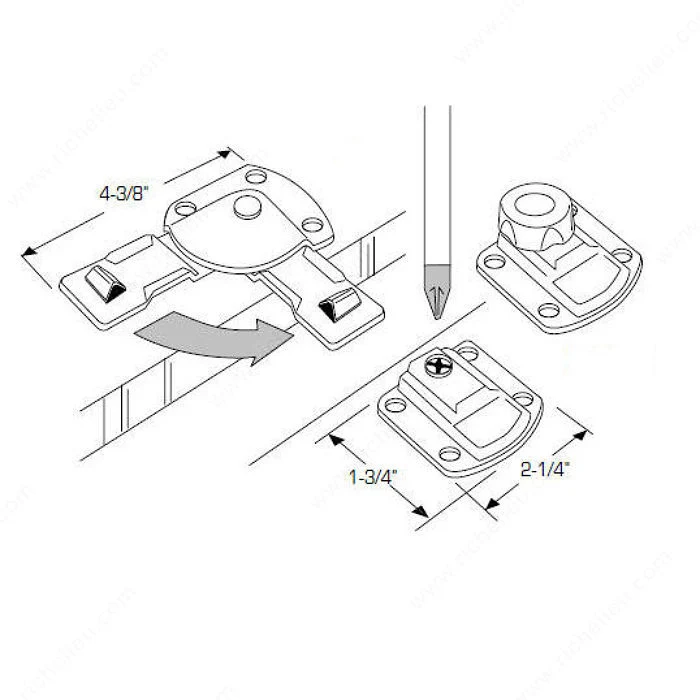 Connecteur de nivelage de dessus de table