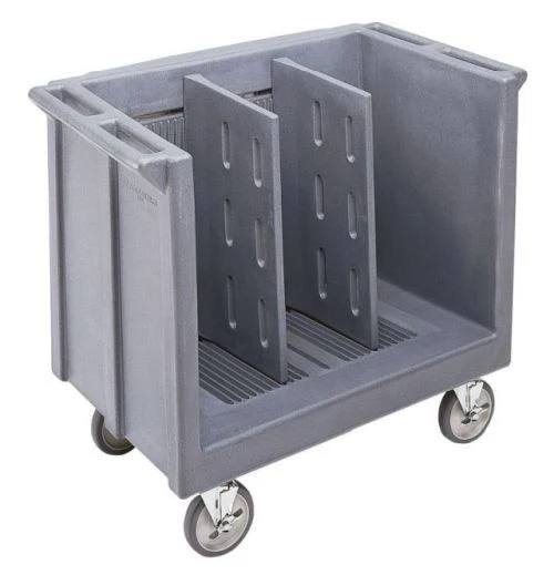Chariot de service ajustable pour plateaux et assiettes