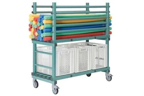 Chariot de stockage haute résistance HACCP – 5 modèles