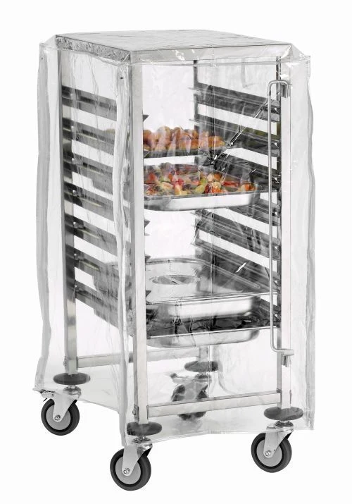 Housse de protection chariot Gastronorm et Euronorm PVC