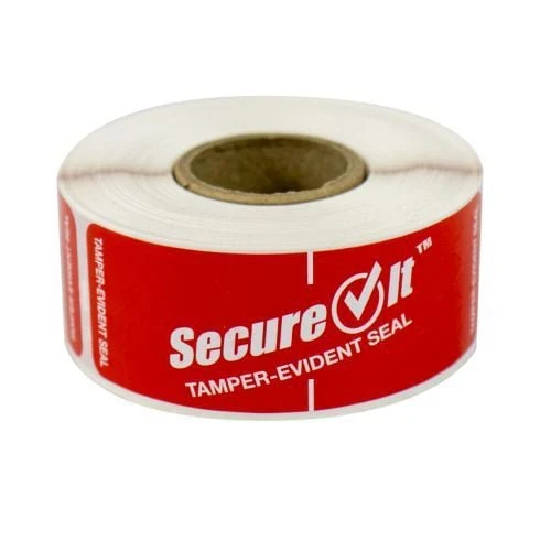 Étiquettes Secure it inviolables pour plats à emporter