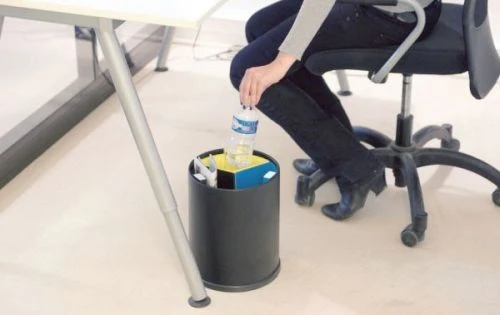 Corbeille de tri sélectif à 2 ou 3 compartiments, inox ou époxy