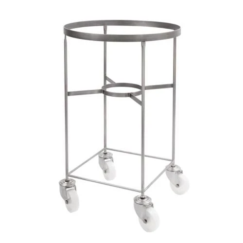 Chariot inox pour bac alimentaire grand volume 75L, 170L, 220L – Travail à hauteur d’homme