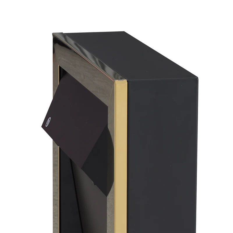 Cheminée électrique salon néo rétro 48,2 x 18,5 x 59,2 cm flammes réalistes thermostat 1000-2000W épuré en métal noir 21_0001093