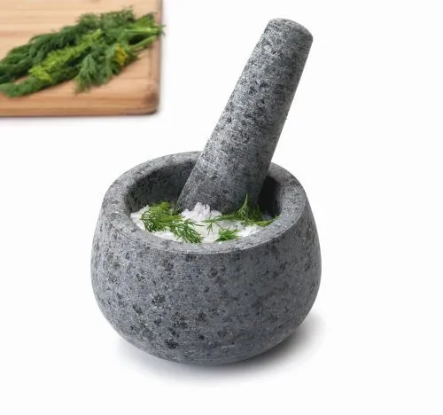 Mortier et pilon en granit