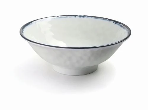 Bols en mélamine avec liseré noir