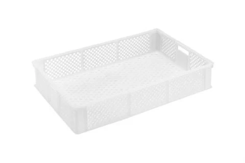 Bac de stockage blanc gerbable
