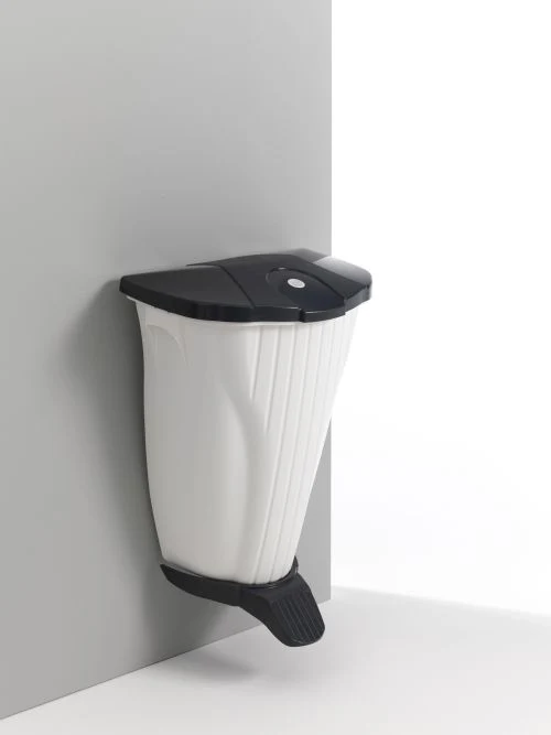 Poubelle murale design avec pédale