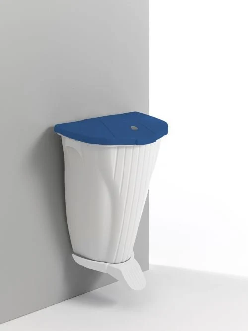 Poubelle murale design avec pédale
