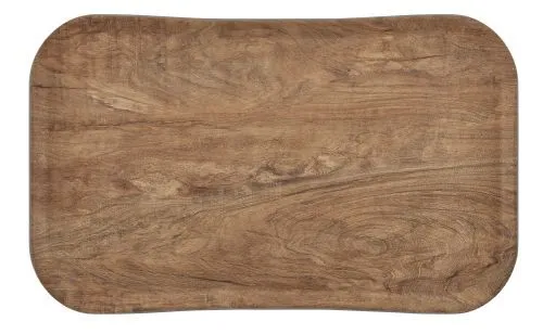 Plateau de service restauration haut de gamme effet bois