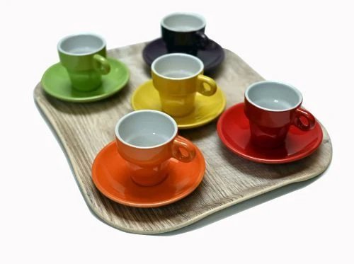 Plateau de service restauration haut de gamme effet bois