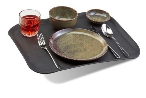 Plateau de service restauration haut de gamme effet bois