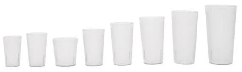 Verres Colorware granité en plastique SAN – Lot de 24