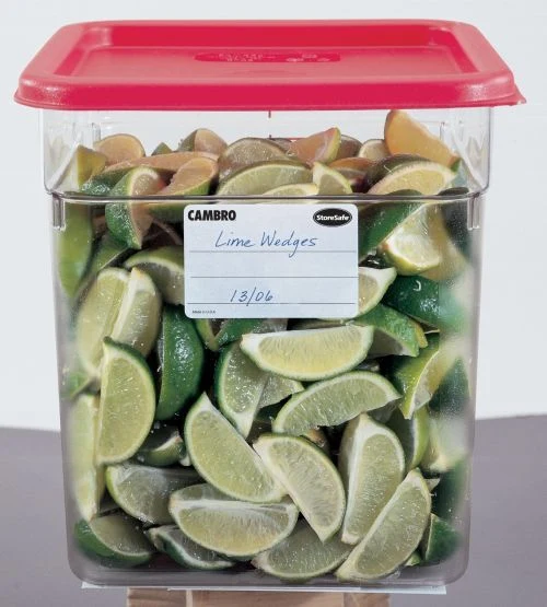 Étiquettes solubles dans l’eau – Bacs alimentaires et gastro (lot de 250)