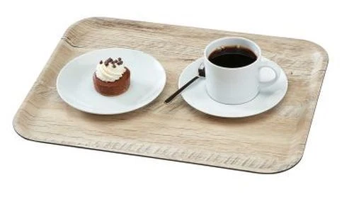 Plateau stratifié à surface bois grainée