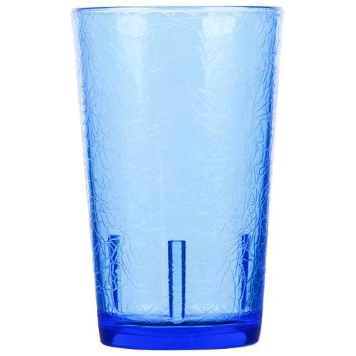 Verres en plastique SAN façon verre brisé – résistants et élégants
