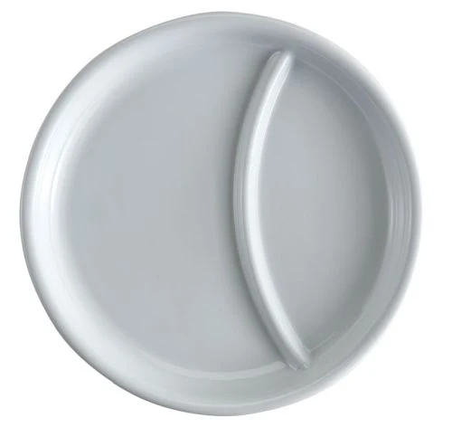 Vaisselle porcelaine plateau isotherme de distribution de repas