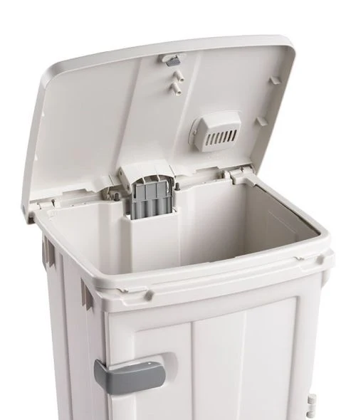Poubelle ouverture frontale 90L – Conteneur écologique à pédale