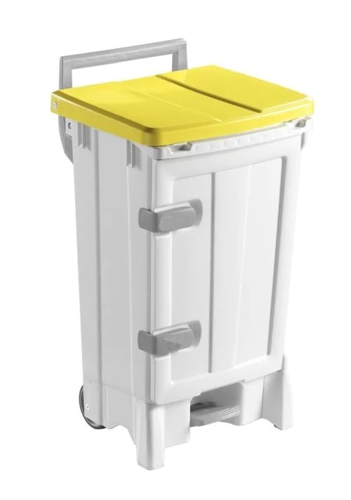 Poubelle ouverture frontale 90L – Conteneur écologique à pédale