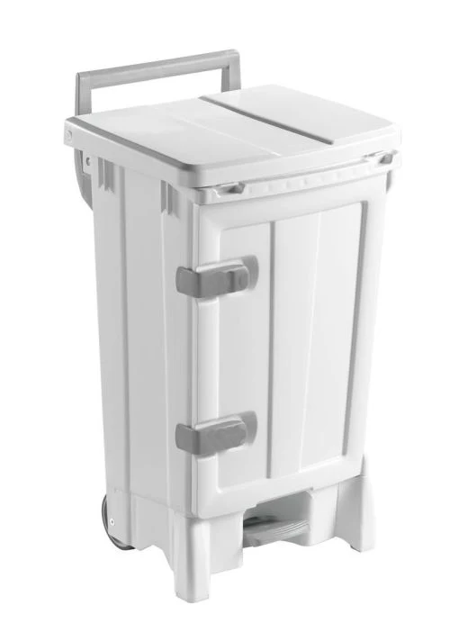 Poubelle ouverture frontale 90L – Conteneur écologique à pédale