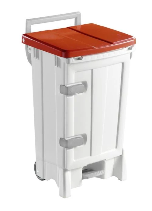 Poubelle ouverture frontale 90L – Conteneur écologique à pédale