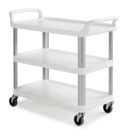 Chariot de service à 3 tablettes