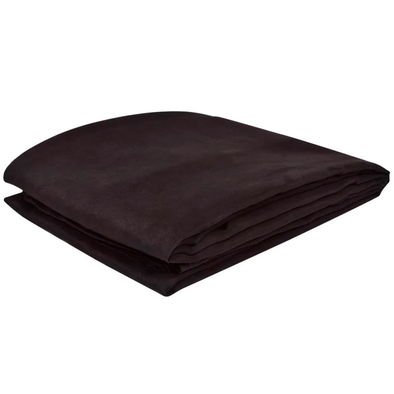 Housse Micro-suède de canapé Brun 270 x 350 cm DEC022310