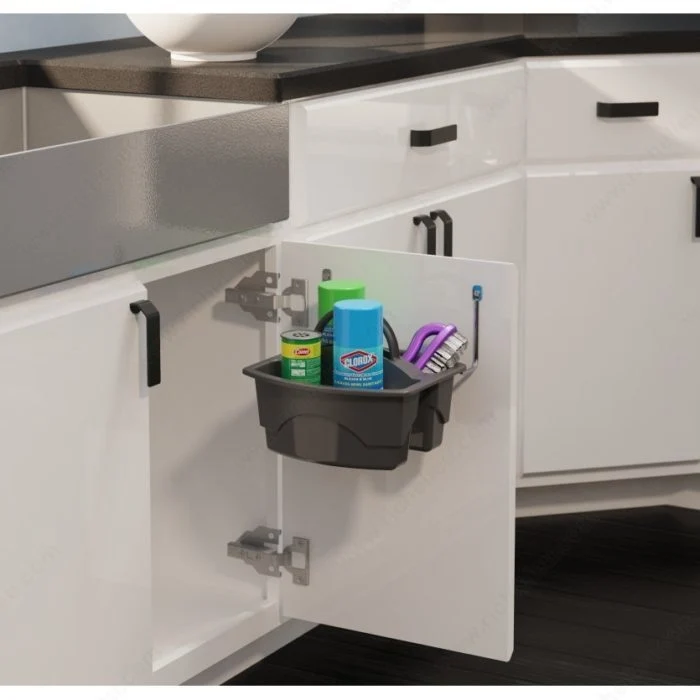 Panier pour produits de nettoyage à monter sur une porte Rev-A-Shelf