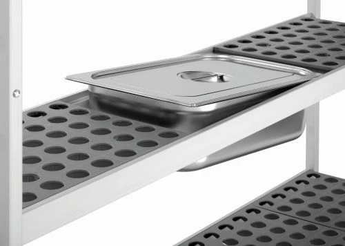 Rayonnage alimentaire pour tablettes et bacs gastro