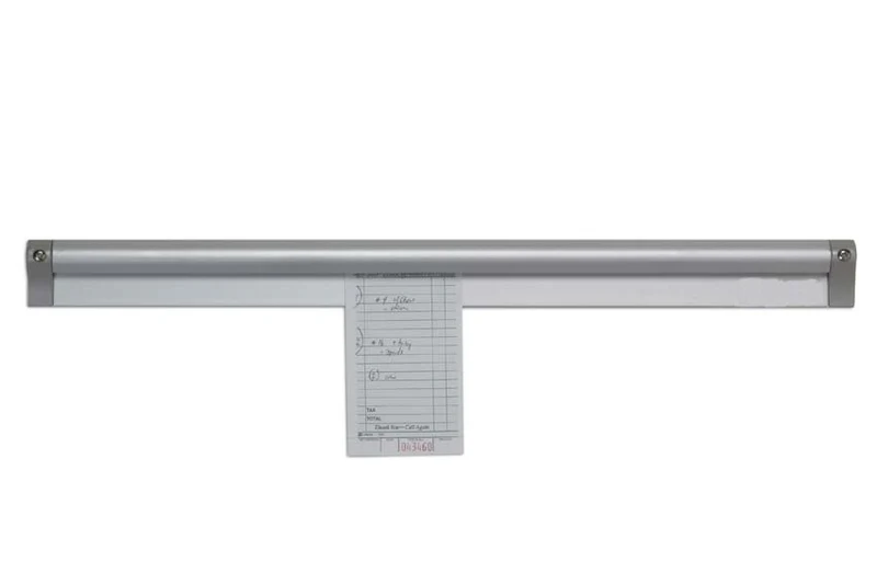 Barre accroche tickets et notes restaurants pro en aluminium – 7 longueurs