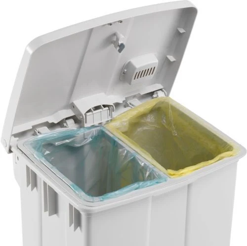 Conteneur écologique 2 compartiments de 45 l avec pédale