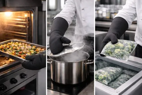 Moufle de protection thermique : Chaleur, Vapeur et froid extrême