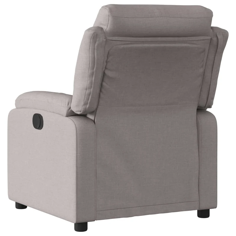 Fauteuil relax TV fonction de levage électrique très confortable en tissu taupe DEC028580