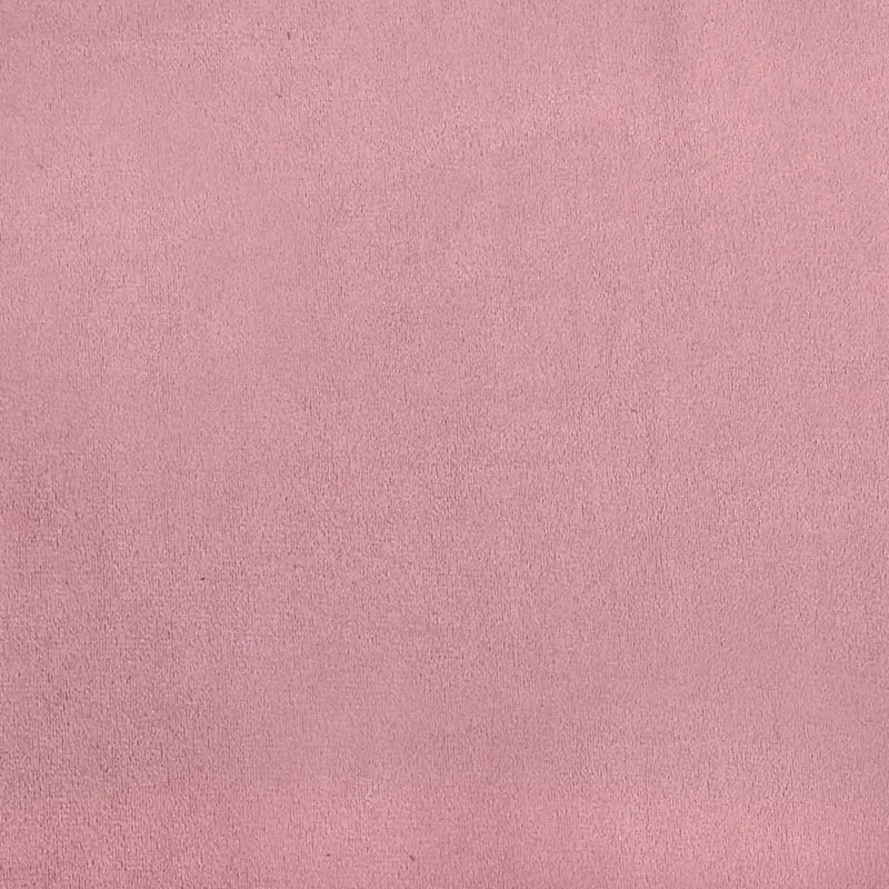 Repose-pieds tabouret bout de lit 70 x 55 x 41 cm en velours rose DEC030553