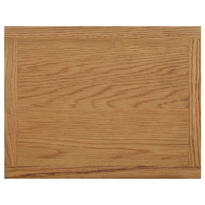 Porte revues table d'appoint 45 x 35 x 55 cm bois de chêne marron DEC032579