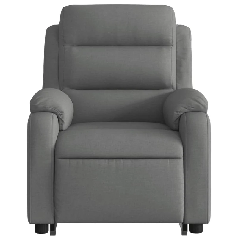 Fauteuil relax TV fonction de levage électrique très confortable en tissu gris DEC028364