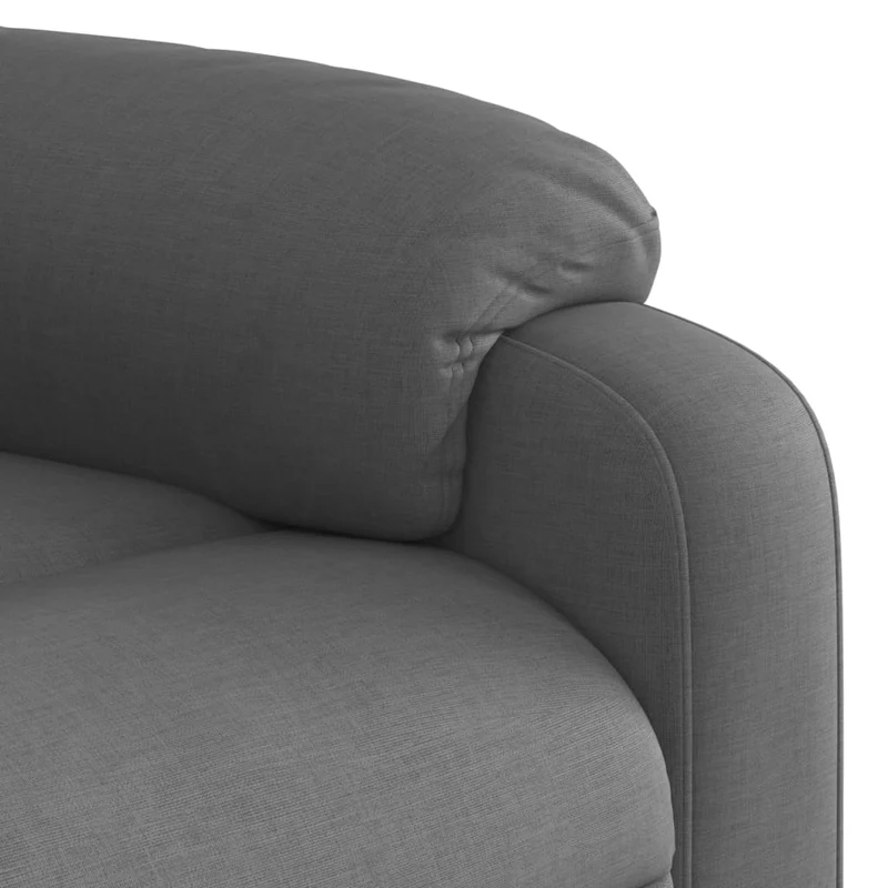 Fauteuil relax TV fonction de levage électrique très confortable en tissu gris DEC028364