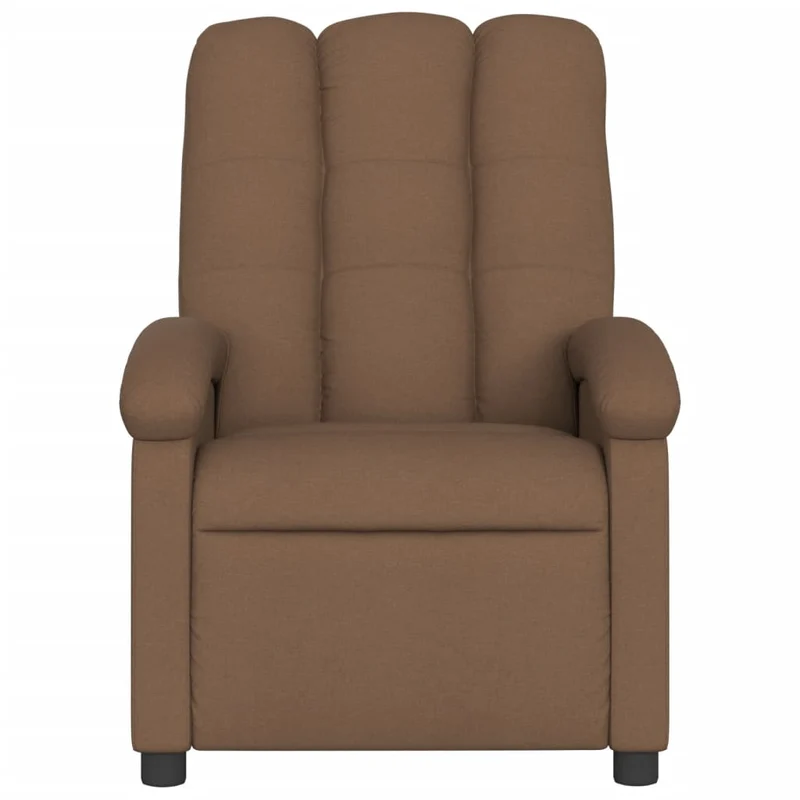 Fauteuil relax TV fonction de levage électrique très confortable en tissu marron DEC028442