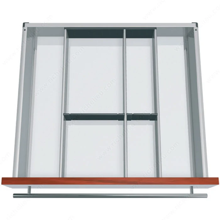 Ensemble modulable Orgaline pour ustensiles de cuisine, pour tiroir de 500 mm (20 po) de profondeur par 550 mm (22 po) de largeur