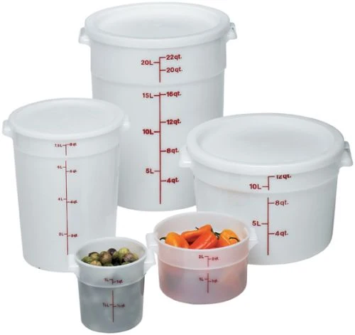 Boîte à repas professionnelle en polyéthylène – Lot de 6 à 12