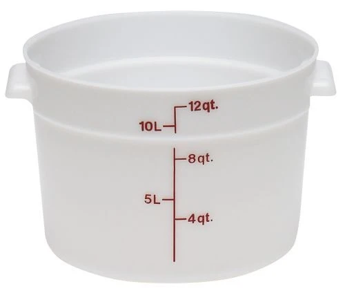 Boîte à repas professionnelle en polyéthylène – Lot de 6 à 12