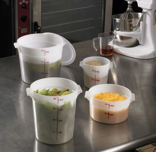 Boîte à repas professionnelle en polyéthylène – Lot de 6 à 12