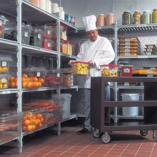 Rayonnage alimentaire Premium - Unité de départ - Hauteur 1800 mm